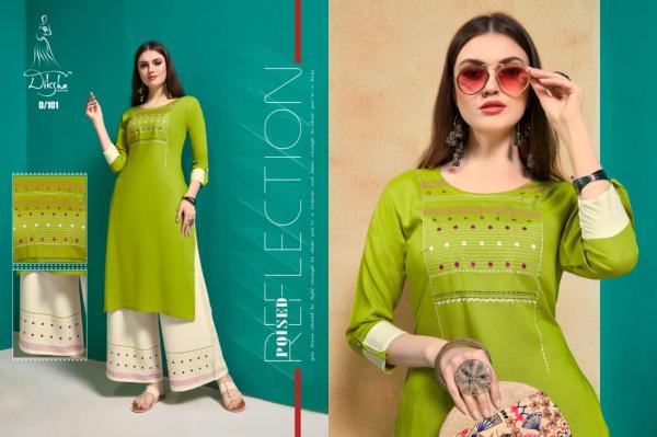 Diksha-Netra-1 Rayon Kurti With Plazzo Readymade Collection